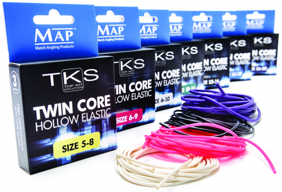 map twin core elastic orange