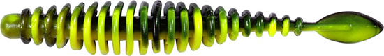 Magic Trout T-Worm P-Tail neon gelb / schwarz