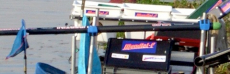 Expanda Skid Bung - doppelt - Pole Protector 34-50mm Durchmesser - blau