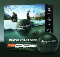 Deeper CHIRP+ - Smart Sonar mit CHIRP, WIFI + GPS, für iOS & Android, Abverkauf