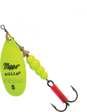 Spinner Mepps Aglia fluo chartreuse Gr. 1 bis 5