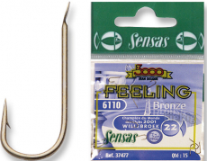 Sensas Haken Feeling 6110 bronze, 1 Pack mit 15 Haken