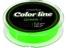 Pezon&Michel Schnur Color Line NEON-GRÜN 100m 0.185mm, Abverkauf