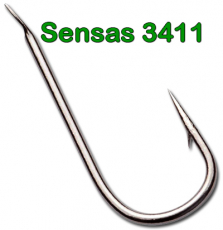 Sensas Haken Feeling 3411 nickel, 1 Pack mit 15 Haken