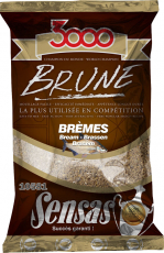 Sensas 3000 Bremes brune (braun mit Caramelduft) 1kg, MHD 04/2026