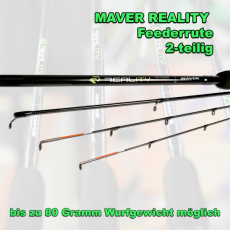 Maver Reality Feederrute 3.60m, 80Gramm Wurfgewicht, Abverkauf