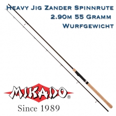 Mikado Heavy Jig Spinnrute 2.90m 55Gramm WG - Zanderrute