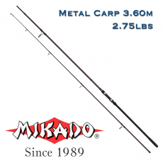 MIKADO METAL CARP 3.60m, 2.75lbs, Karpfenrute