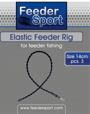 Feedersport Elastic Feeder Rig 3 Stk. 8cm oder 14cm