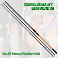 Maver Matchrute REALITY 3,90m 6-25gr. Wurfgewicht