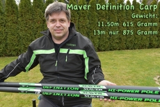 Maver DEFINITION CARP 13m Pack mit 3+1Kits, 875 Gramm bei 13m