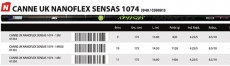 Sensas PACK UK NANOFLEX SENSAS 1074 16m, 1436 Gramm, 6+1 Kits