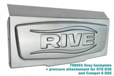 Rive Grey backplate + pressure attachement for ST8 D36 and Compet 8 D25