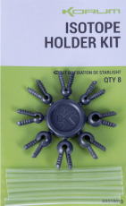 Korum Isotope Holder Kit (Knicklichthalter für Feederspitzen), 8 Stück