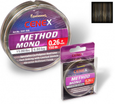 Browning Cenex monofile sinkende Methodschnur Schnur 0.22mm - 0.26mm 150m