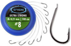 Browning Sphere Ultra Strong black nickel Haken gebunden 100cm 8 Stück, Gr. 12, Abverkauf