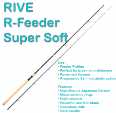 Rive R-Feeder Super Soft 3.30m 10-50 Gr. Wurfgewicht, 2-teilig, Messeangebot 2020