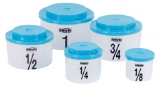 RIVE MEASURING BOX SET transparent (Köder-Dosen Set CIPS) bestehend aus 5 Dosen