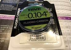 RIVE Fluorocarbon Schnur 30m Spule 0.07mm bis 0.25mm