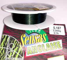 Sensas Anglaise Schnur ( grün sinkend) 500m 0,187mm 2,34kg