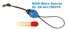 Rive Hybrid Connector (Micro-Dacron XS 4mm) für Hohlgummimontagen bis 1.5mm - 3 Stück