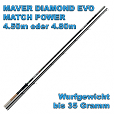 Maver Matchrute SPECTRUM MATCH POWER 4.8m, 20-40 Gramm Wurfgewicht