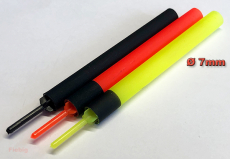 Hohlantennen für Waggler 6.5mm, 3 Stück (2x rot, 1x gelb)