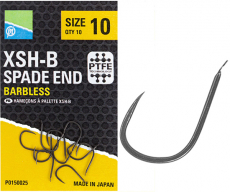 Preston XSH-B Barbless Space End Carp Haken Gr. 10 bis 14, ohne Widerhaken