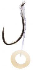 Drennan Hooklength Plate 6" (15cm), Carp Bandit, gebundene Pellethaken mit Öhr