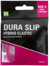 Preston DURA SLIP HYBRID ELASTIC 3m 1.0 - 3.0mm Gummizug für Kopfrute