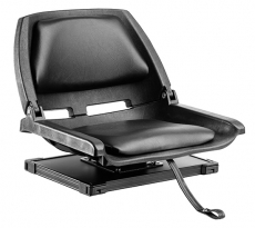 Drehsitz für Sitzkiepen mit schwarzem Fach, Modell 2021