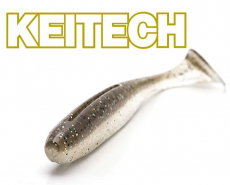 Keitech 4" Easy Shiner - Silver Flash Minnow, 7 Stück