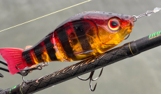 GUNKI SCUNNER 135 S TWIN RED PERCH, bleifrei