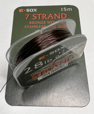 Drennan E-Sox 7 Strand Pike Wire 15m, 15lb-28lb