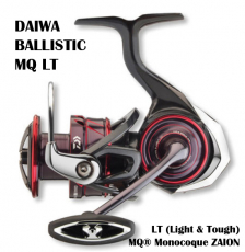 DAIWA 21 Rolle Ballistic MQ LT 2500D, 150m/0.28mm, 195 Gramm, Modell 2022