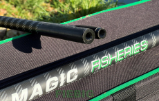 Sensas Kescherstab MAGIC FISHERIES 4.0m, 375 Gramm, 2 genietes Gewinde, Abverkauf