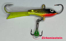 Ice Jig Zirkonia - Zocker für Barsch, Zander und Forellen, 4 Gramm, Made in Ukraine