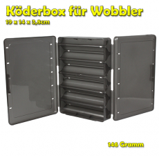 FTMAX KÖDERBOX dunkel, für kleine Wobbler 19x14x3,8cm