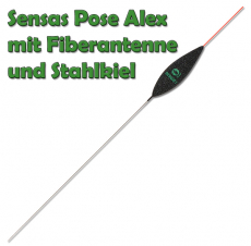 Sensas Pose Alex mit Fiberantenne + Stahlkiel 0.4-1.5 Gramm, neu im Programm