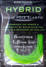 DRENNAN HYBRID ELASTIC 6m, 1.0 - 2.4mm Gummizug für Kopfrute, Neuheit 2024