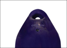 LALIZAS Langfender U-Serie 190x640mm, weiss-blau, für Boote 5-9m