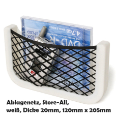 Decksausstattung Ablagenetz Store-All weiß, Dicke 20mm, 120mmx205mm