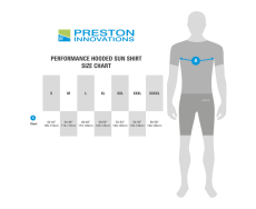 Preston Performance Hooded Sun Shirt UPF-40 atmungsaktiv, Gr. S-4XL