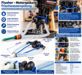 Lalizas Flusher Motorspülung mit Doppel-Spülohren – Frischwasserspülung für Außenborder & Z-Antrieb