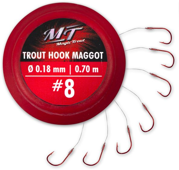 Magic Trout Trout Hook Maggot silber