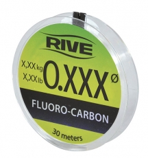 RIVE Fluorocarbon Schnur 30m Spule 0.07mm bis 0.25mm